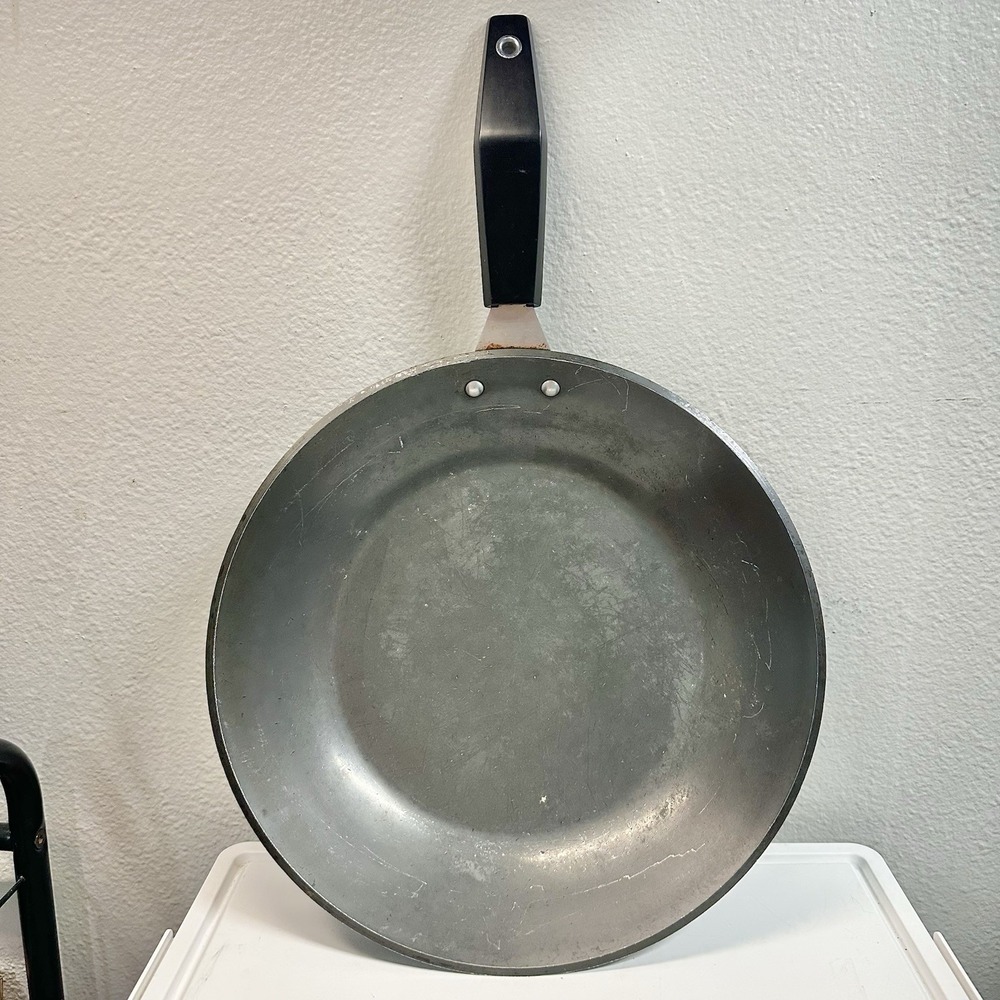 Vintage Miracle Maid Hard Anodized Aluminum Fry Pan Skillet 12"‎ USA Made